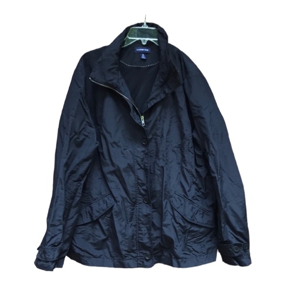Lands' End Jackets & Blazers - Land’s End Black Jacket Size XL